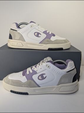 Champion Z80 Low Women's 9.5 White Purple Grey